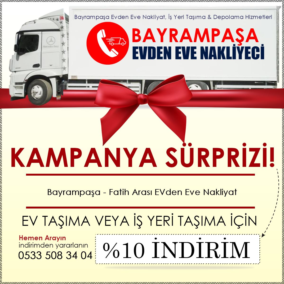 Bayrampaşa - Fatih Arası EVden Eve Nakliyat